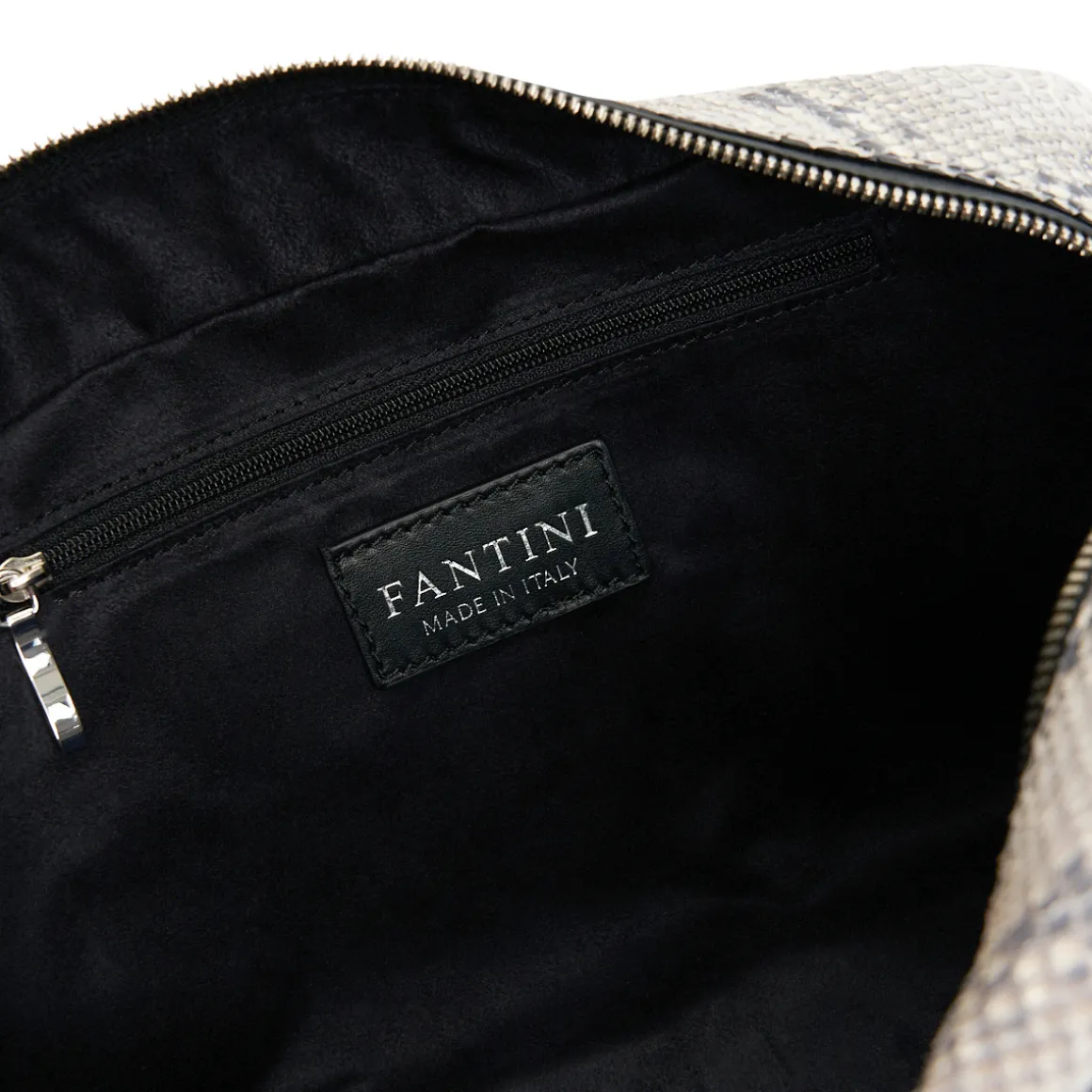 Beauty case in pelle di pitone Eclisse