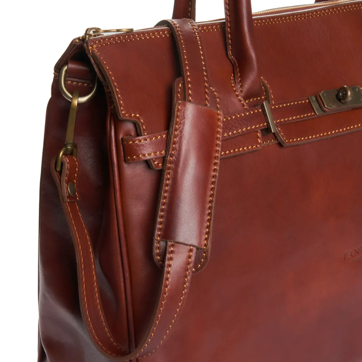 Borsa a mano in pelle Fiorenza