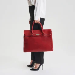Borsa a mano in pelle Fiorenza
