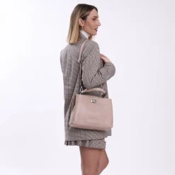 Borsa a mano in pelle Pompei