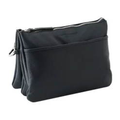 Borsa a tracolla in pelle martellata Roma