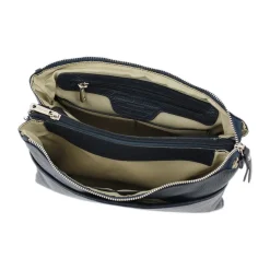 Borsa a tracolla in pelle martellata Roma
