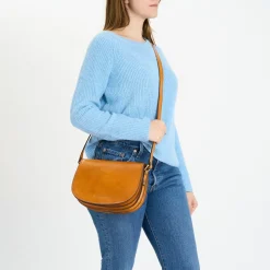 Borsa a tracolla in pelle Tolfa