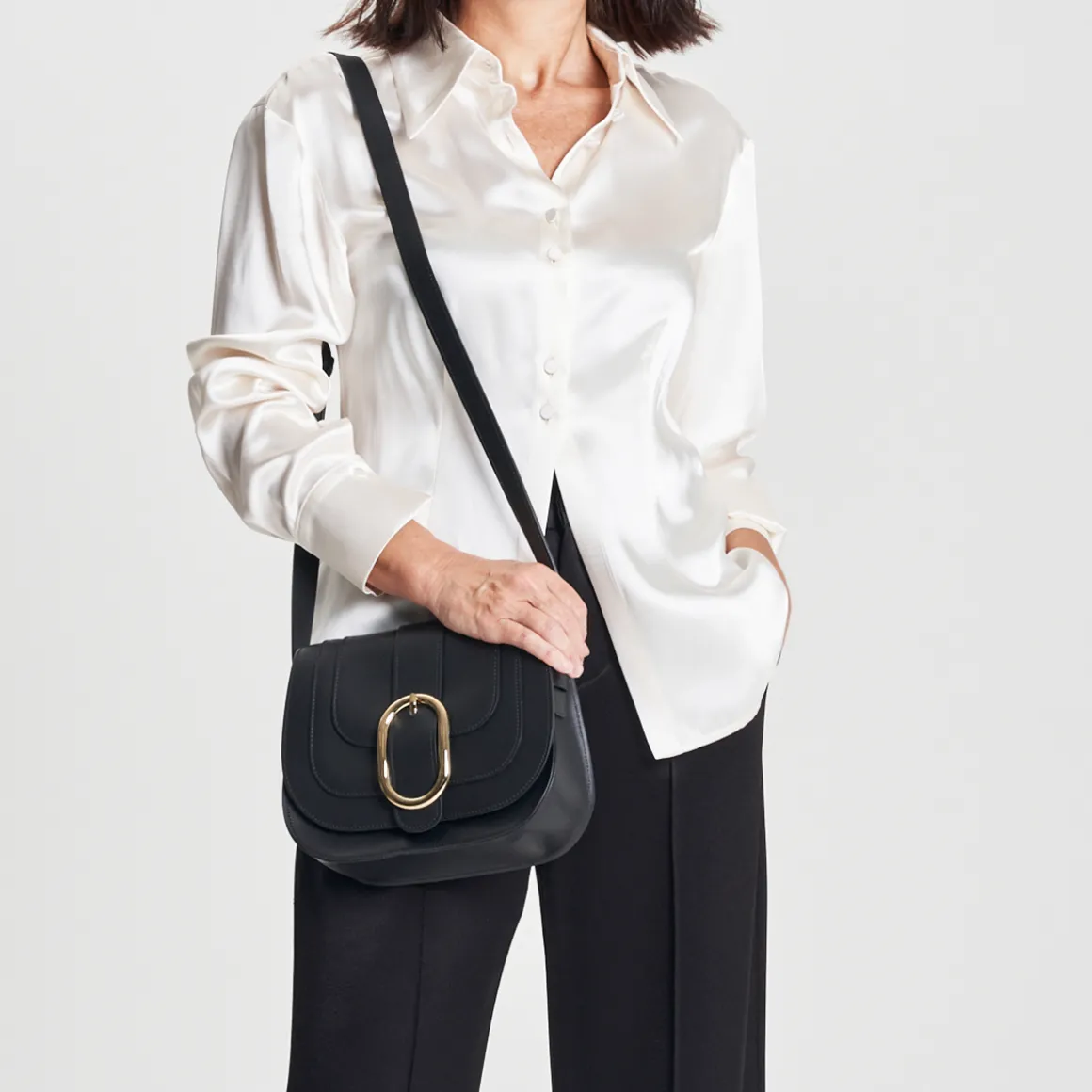 Borsa a tracolla in pelle Vivienne