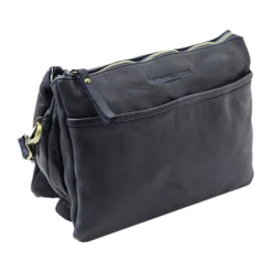Borsa a tracolla in pelle lavata Roma