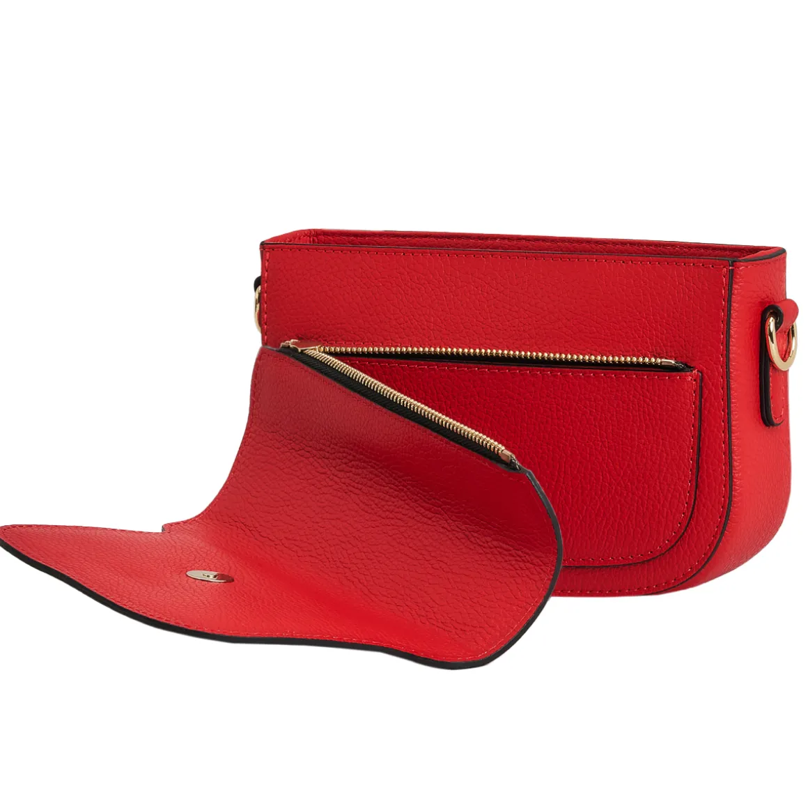 Borsa a tracolla in pelle Perla