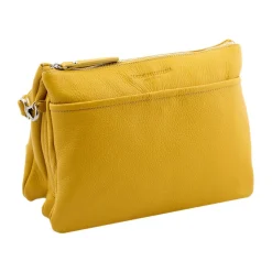 Borsa a tracolla in pelle martellata Roma