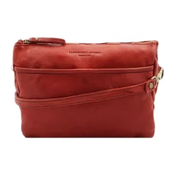 Borsa a tracolla in pelle lavata Roma