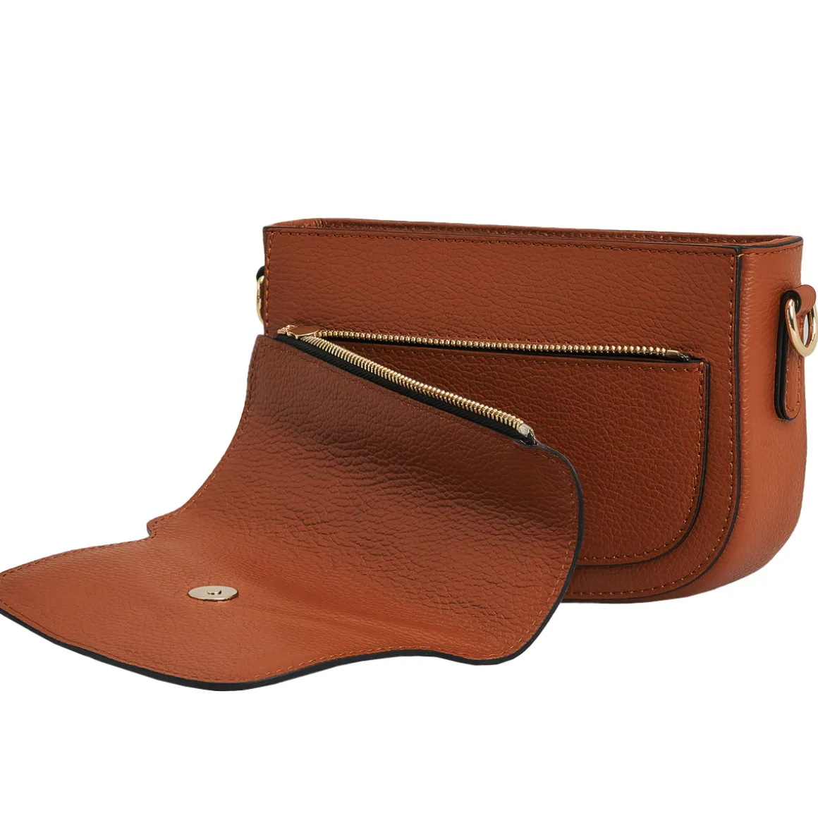 Borsa a tracolla in pelle Perla