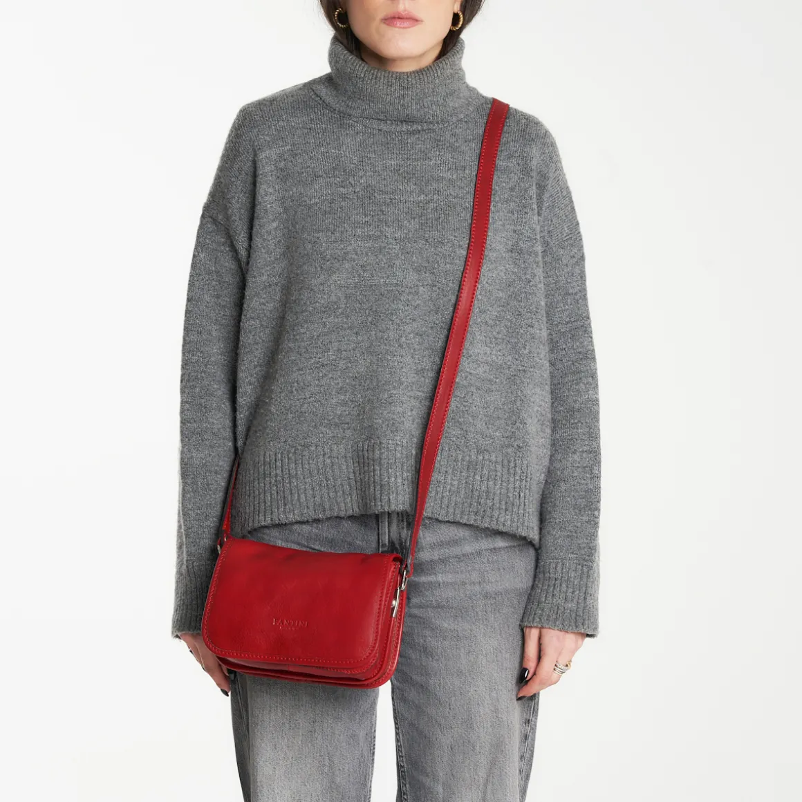 Borsa a tracolla in pelle Dea