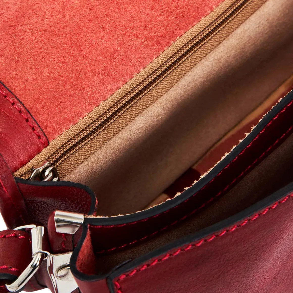 Borsa a tracolla in pelle Dea