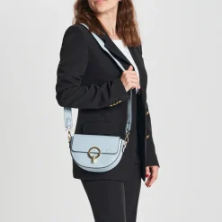 Borsa a tracolla in pelle Luna
