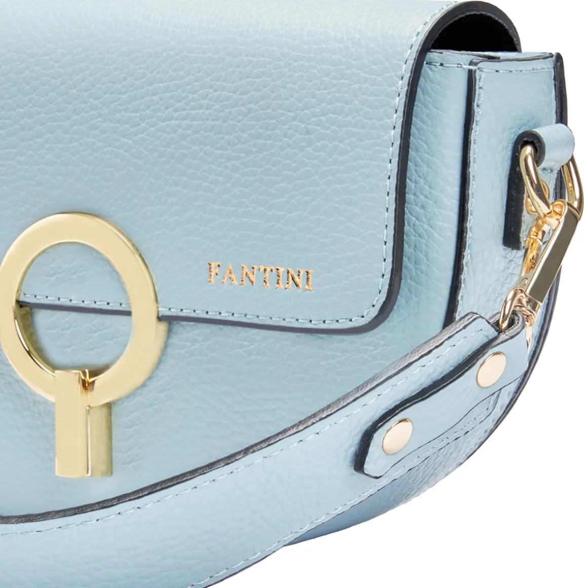 Borsa a tracolla in pelle Luna