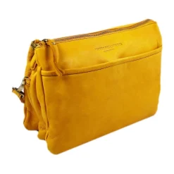 Borsa a tracolla in pelle lavata Roma