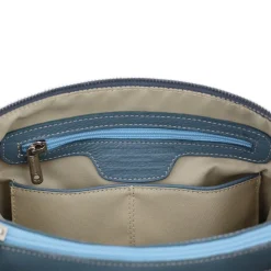 Borsa a tracolla in pelle martellata Roma