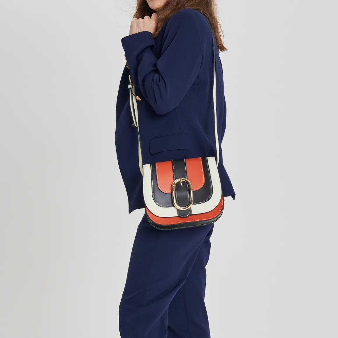 Borsa a tracolla in pelle Vivienne