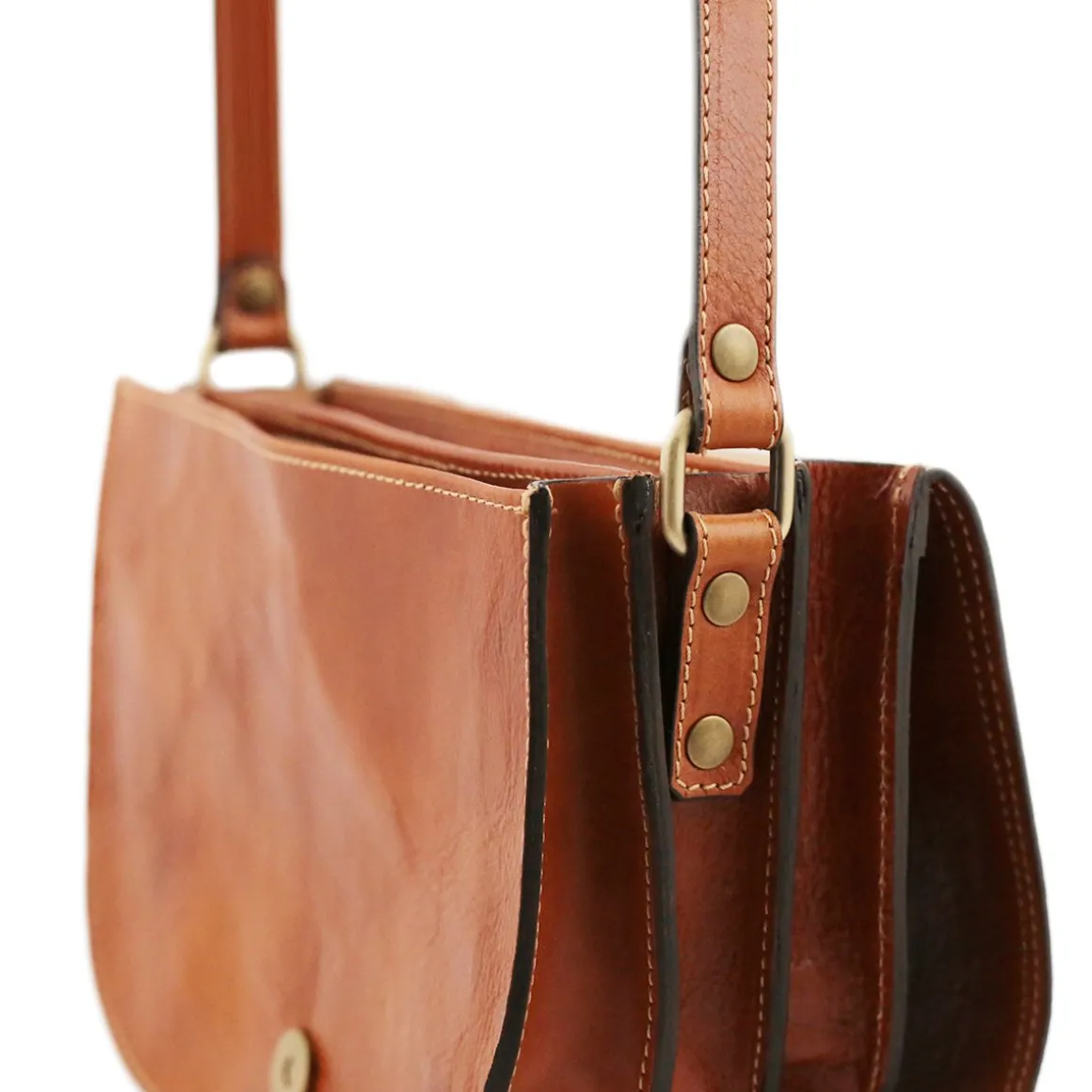 Borsa a tracolla in pelle Tolfa