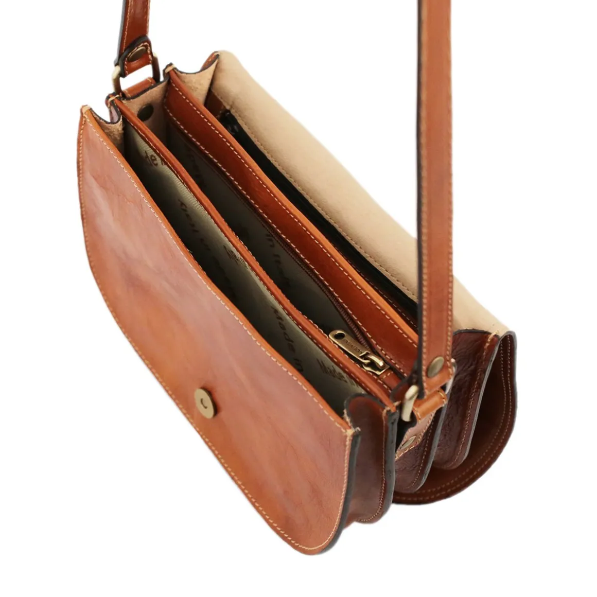 Borsa a tracolla in pelle Tolfa