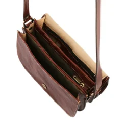 Borsa a tracolla in pelle Tolfa