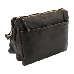Borsa a tracolla in pelle lavata Roma