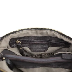 Borsa a tracolla in pelle lavata Roma