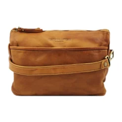 Borsa a tracolla in pelle lavata Roma