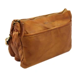 Borsa a tracolla in pelle lavata Roma