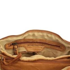 Borsa a tracolla in pelle lavata Roma