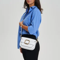 Borsa a tracolla in pelle Perla