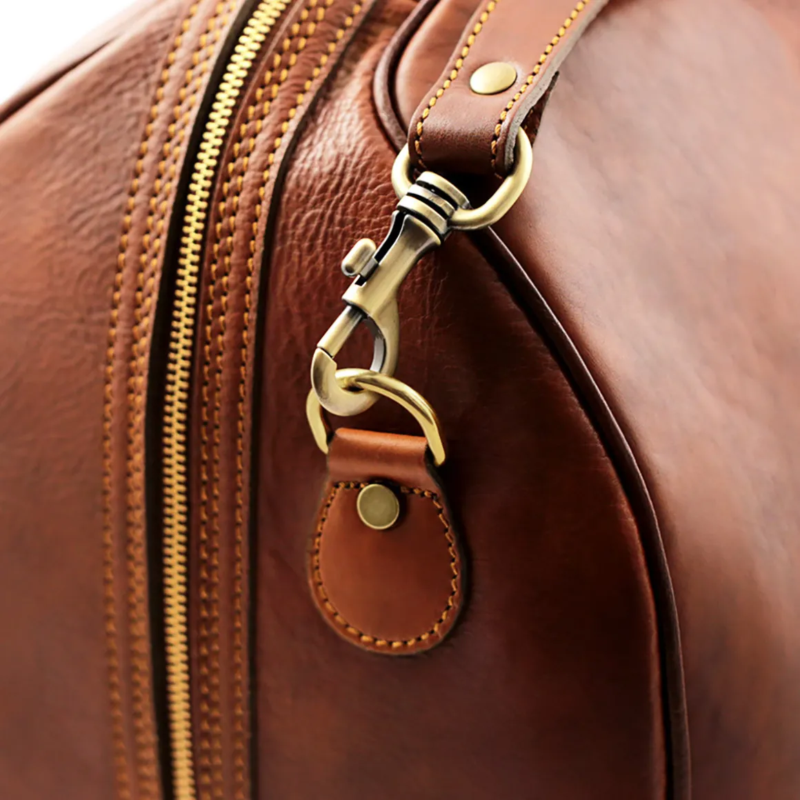 Borsa da viaggio in pelle piccola Lisbona