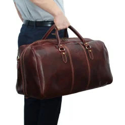Borsa da viaggio in pelle Toscana