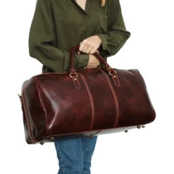 Borsa da viaggio in pelle Toscana