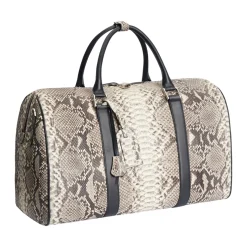 Borsa da viaggio in pelle di pitone Montreal