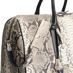 Borsa da viaggio in pelle di pitone Montreal