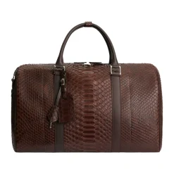 Borsa da viaggio in pelle di pitone Montreal