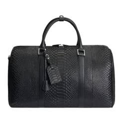 Borsa da viaggio in pelle di pitone Montreal