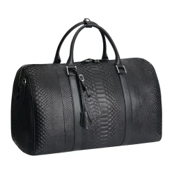 Borsa da viaggio in pelle di pitone Montreal