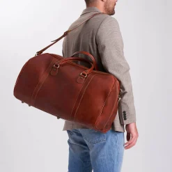 Borsa da viaggio in pelle grande Lisbona
