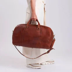 Borsa da viaggio in pelle grande Lisbona