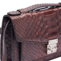 Borsa in pelle di pitone Cimelia