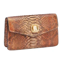 Borsa in pelle di pitone Zahira
