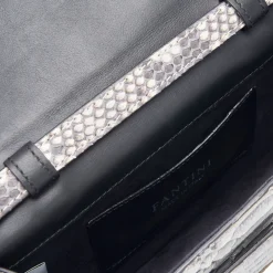 Borsa in pelle di pitone Cimelia