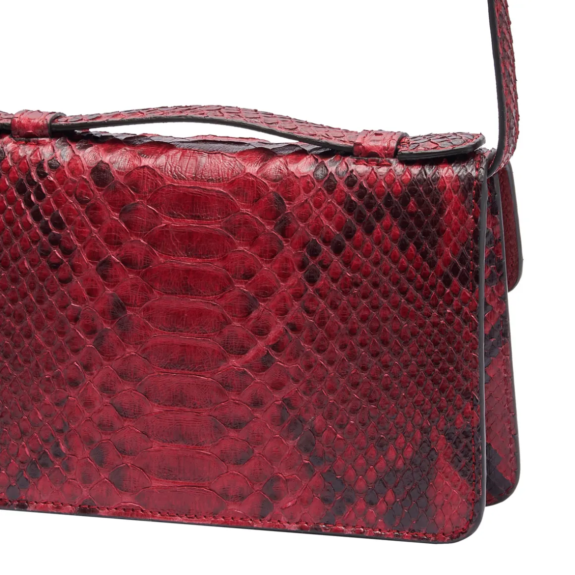 Borsa in pelle di pitone Cimelia