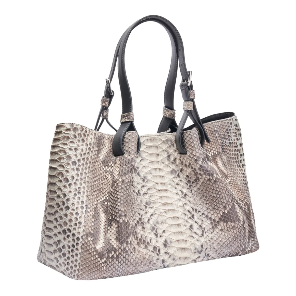 Borsa in pelle di pitone Mirage