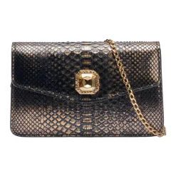 Borsa in pelle di pitone Zahira