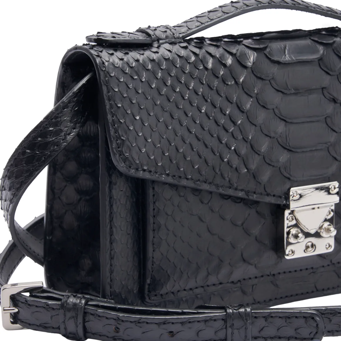 Borsa in pelle di pitone Cimelia