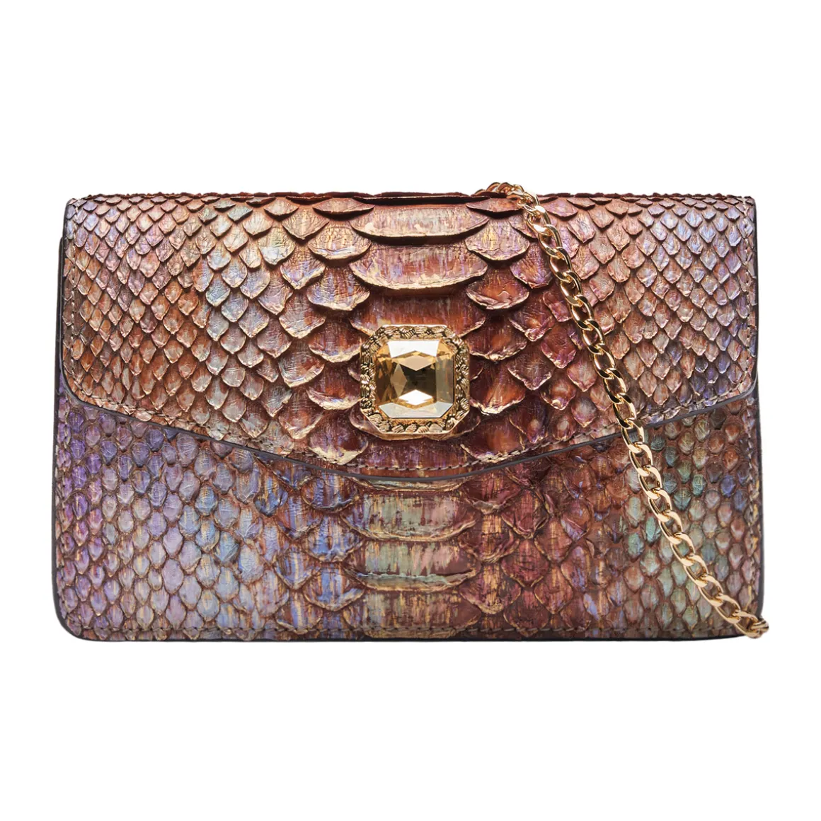 Borsa in pelle di pitone Zahira