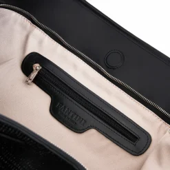 Borsa in pelle e rafia Margaret