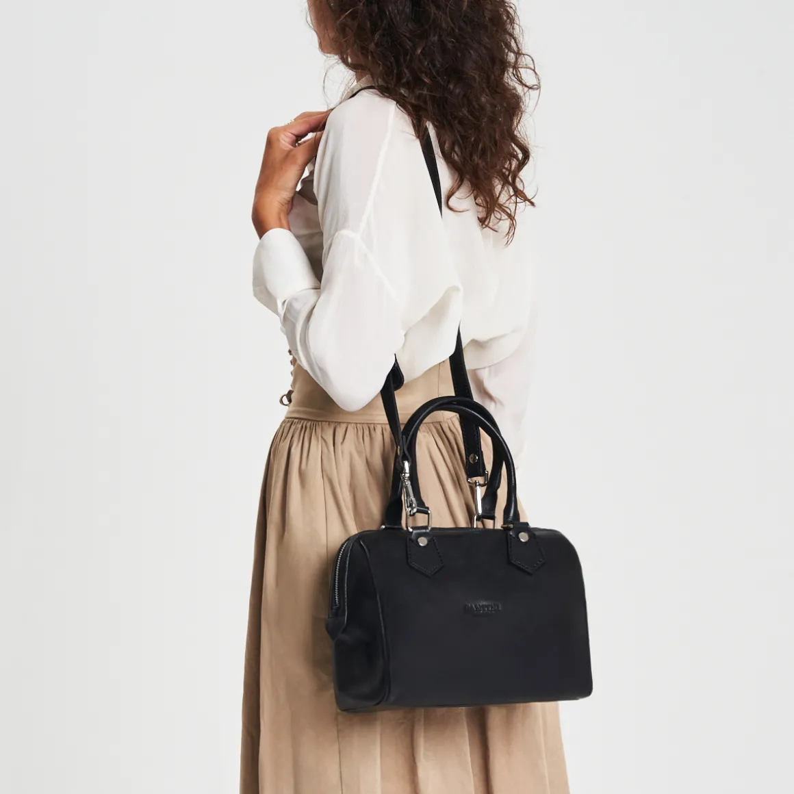 Borsa in pelle Monnalisa