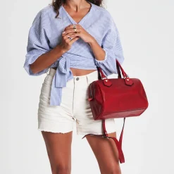 Borsa in pelle Monnalisa